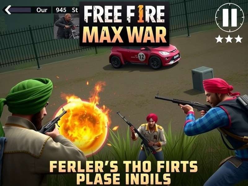 Free Fire Max War Gameplay Screenshot